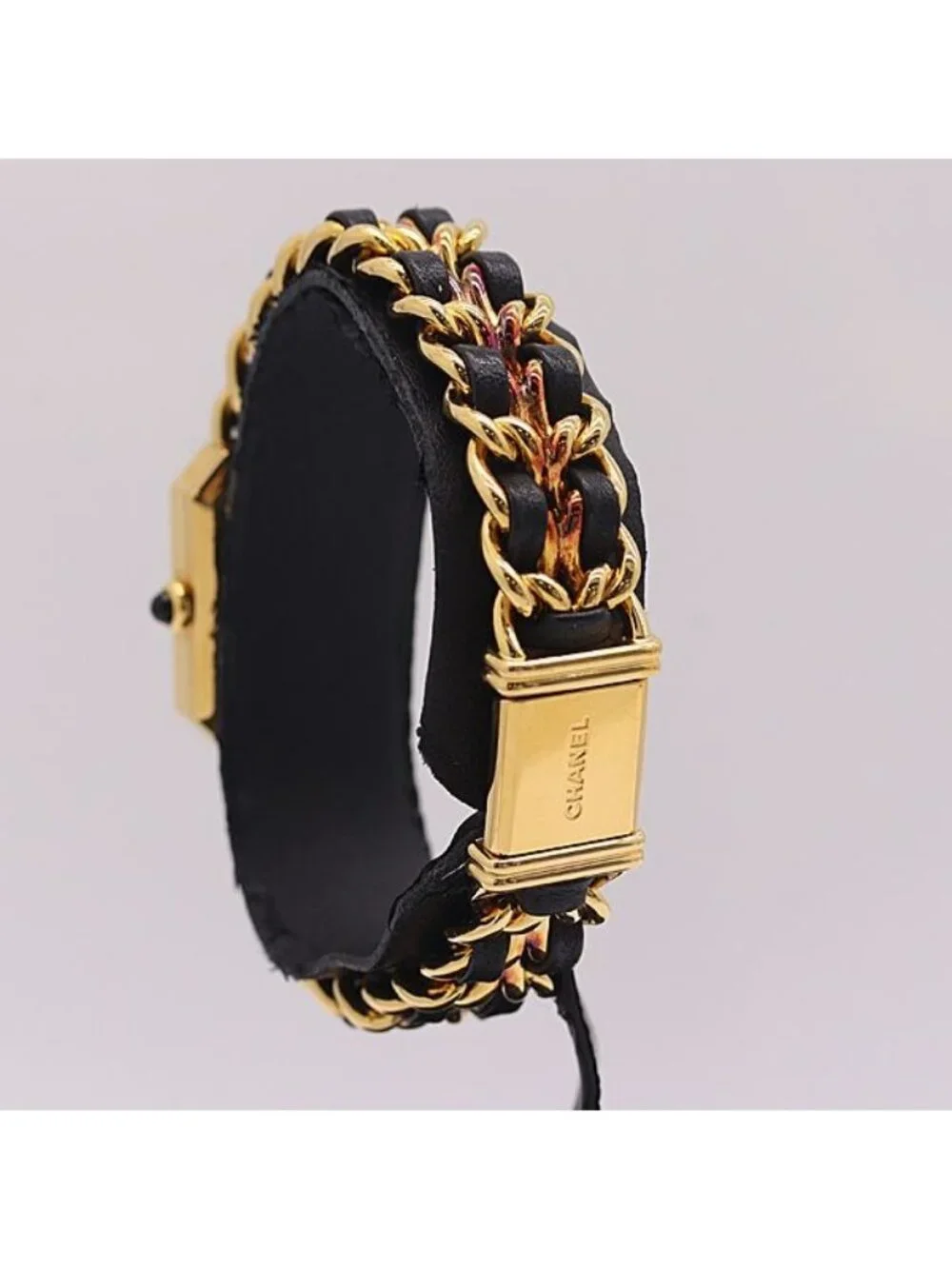 Chanel Premiere L Quartz Black Dial Bracelet Watch